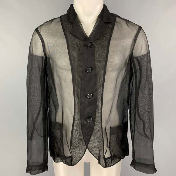 WALTER VAN BEIRENDONCK Other - WALTER VAN BEIRENDONCK SS 16 Black Multi-Color Silk Jacket